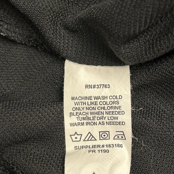 PGA Tour Golf Shirts Men LARGE Lot of 2 Black Tan Short Sleeve Polo Collared - Picture 14 of 16